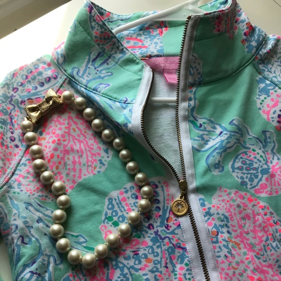 Lilly Pulitzer Minty Fresh Popover size XXS - Picture 8 of 8